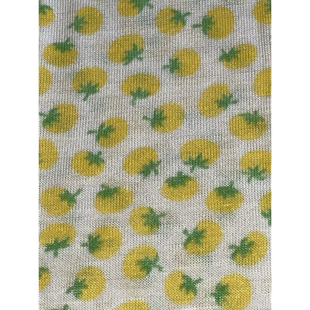 Vintage Queen Casuals Sleeveless Tank Top Shirt Size Small S Yellow Tomatoes